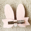 Bunny Ears Hair Clip - Pink Felt