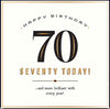 Alice Scott Greetings Card - Happy Birthday 70