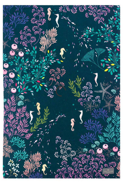 Sara Miller Underwater Seahorse Tea Towel