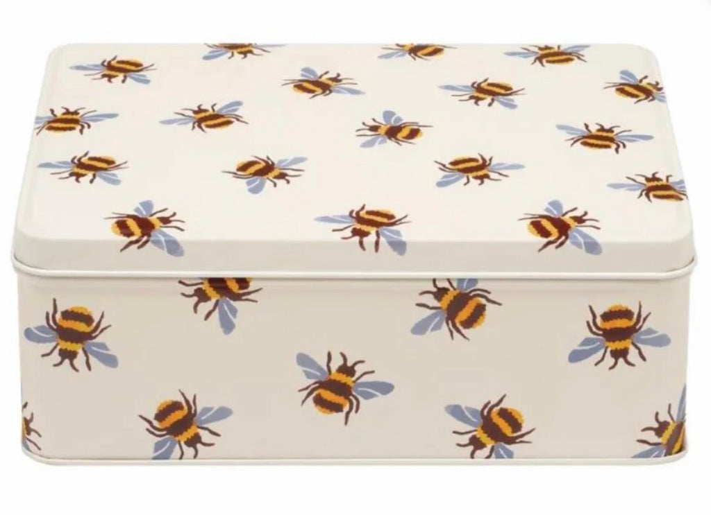 Emma Bridgewater Blue Winged Bumblebee Medium Shallow Tin