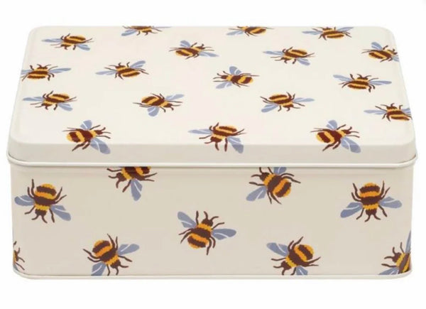 Emma Bridgewater Blue Winged Bumblebee Medium Shallow Tin