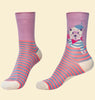 Powder Parisian Pooch Ankle Socks