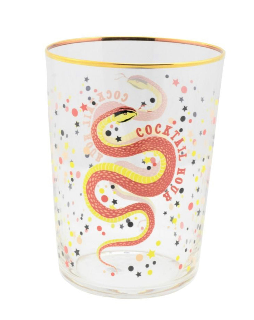 Yvonne Ellen Hi Ball Glass - Snake