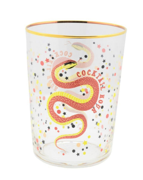 Yvonne Ellen Hi Ball Glass - Snake