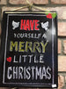 Retro Metal Christmas Signs