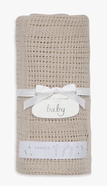 Katie Loxton Bundle Of Joy Baby Blanket - Brown