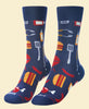 Powder Men's BBQ Buddy Socks - Navy