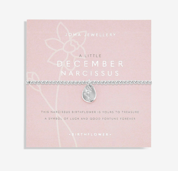 Joma Jewellery Birthflower A Little December Bracelet
