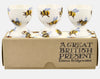 Emma Bridgewater Bumblebee Set Of 3 Egg Cups Boxed