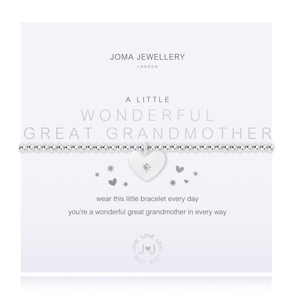 Joma Jewellery A Little Wonderful Great Grandmother  Bracelet