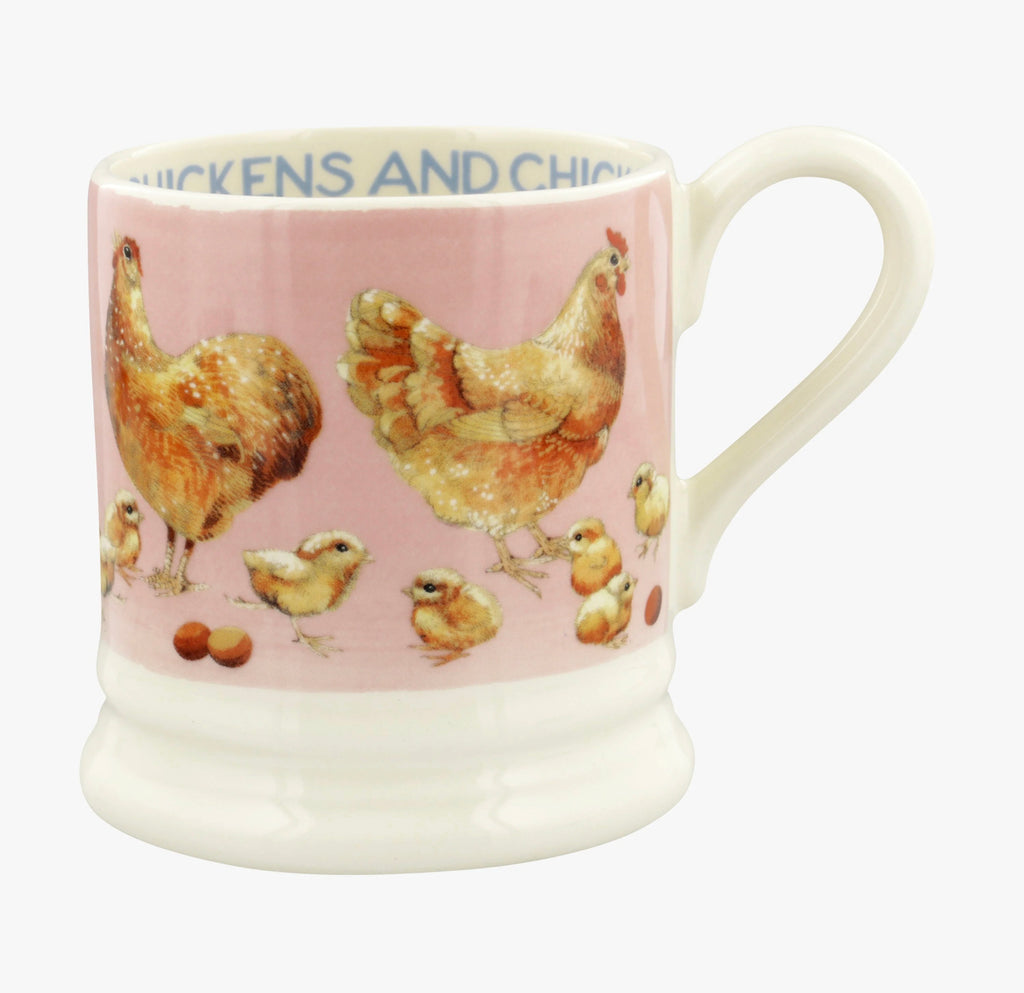 Emma Bridgewater Chickens & Chicks 1/2 Pint Mug