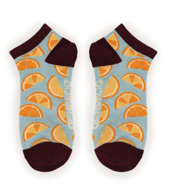 Powder Lemons Trainer Socks