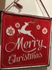 Retro Metal Christmas Signs