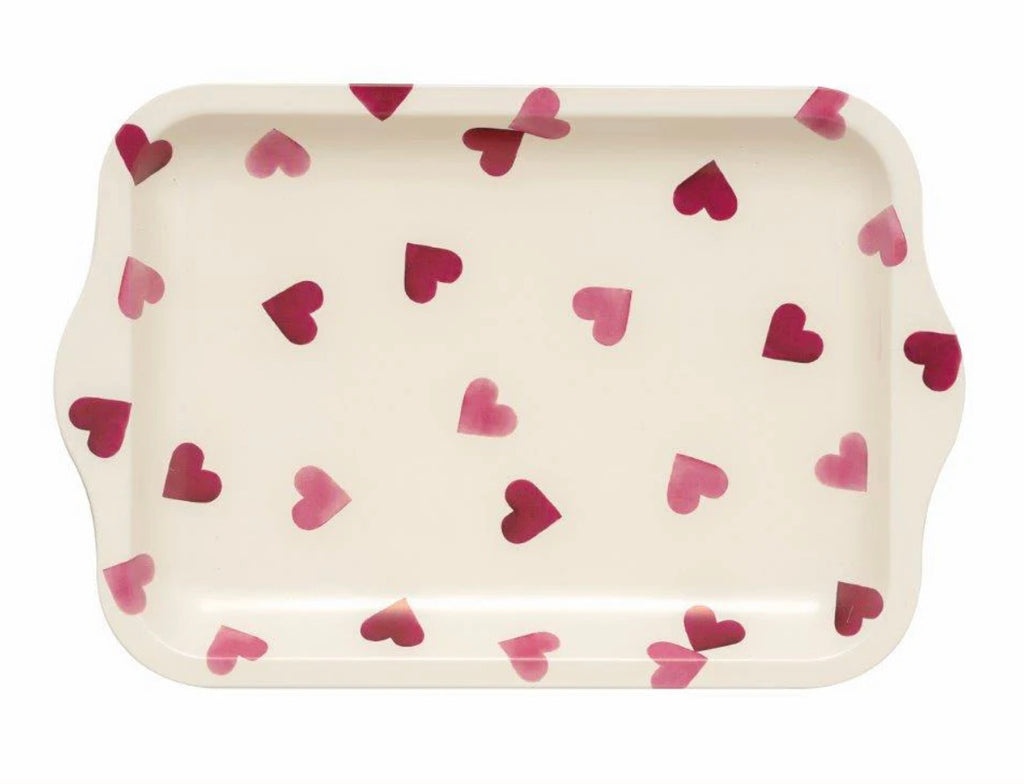 Emma Bridgewater Pink Hearts Small Tin Tray