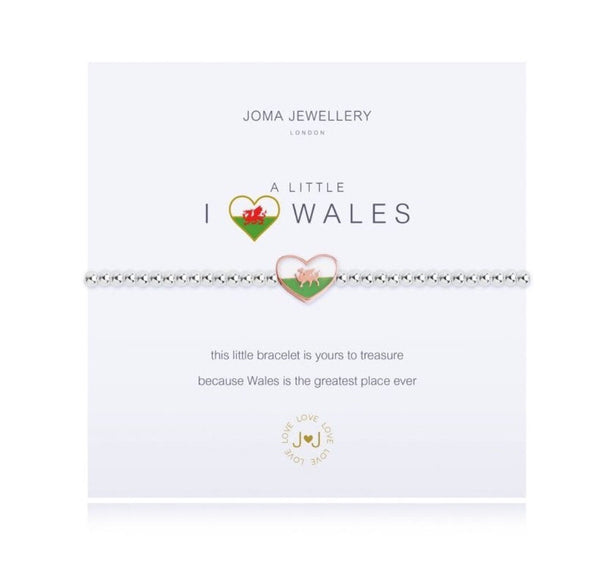 Joma Jewellery A Little I Love Wales Bracelet