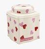 Emma Bridgewater Pink Hearts Dome Lid Curved Tin Caddy