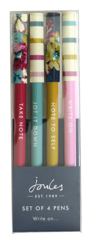 Joules Ballpoint Pens - Set Of Four