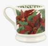Emma Bridgewater Poinsettia 1/2 Pint Mug
