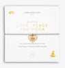 Joma Jewellery A Little Love, Peace And Yoga Bracelet