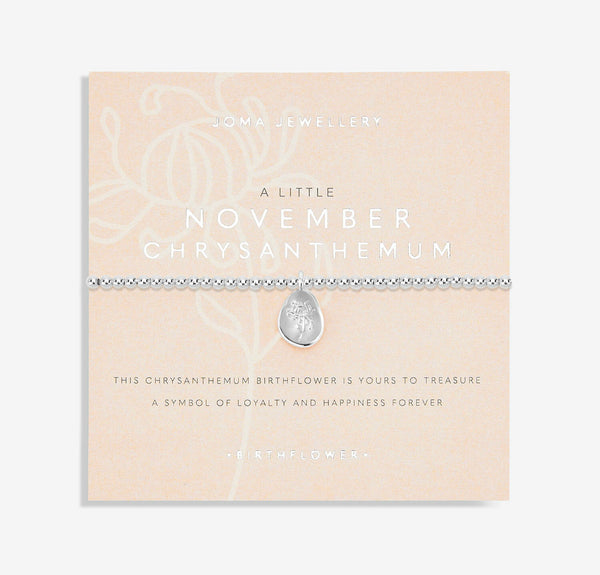 Joma Jewellery Birthflower A Little November Bracelet