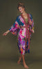 Powder Denim Orchid Kimono Gown