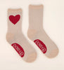 Powder You Have My Heart Ankle Socks - Vanilla