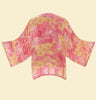 Powder Tropical Toile Kimono Jacket - Pineapple & Fuchsia