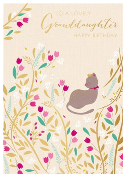 Sara Miller Granddaughter Happy Birthday Card