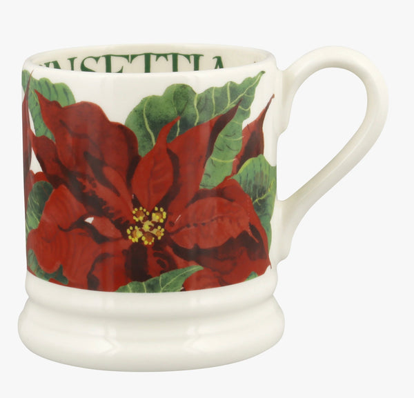 Emma Bridgewater Poinsettia 1/2 Pint Mug