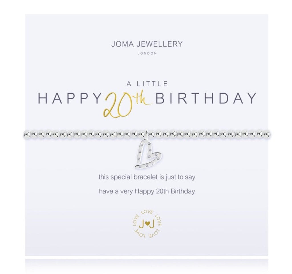 Joma Jewellery A Little Happy 20th Birthday Bracelet