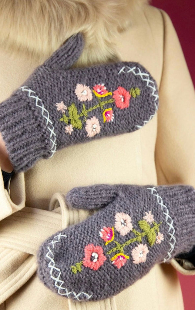 Powder Heidi Mittens - Heather