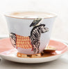 Yvonne Ellen Carnival Zebras Tea Cup & Saucer