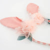 Meri Meri Embellished Gingham Bunny Headband