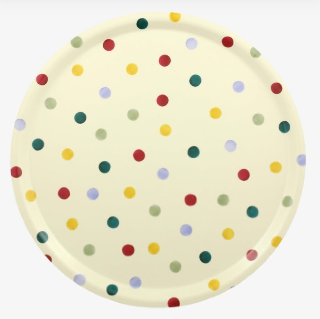 Emma Bridgewater Polka Dot Round Birch Tray