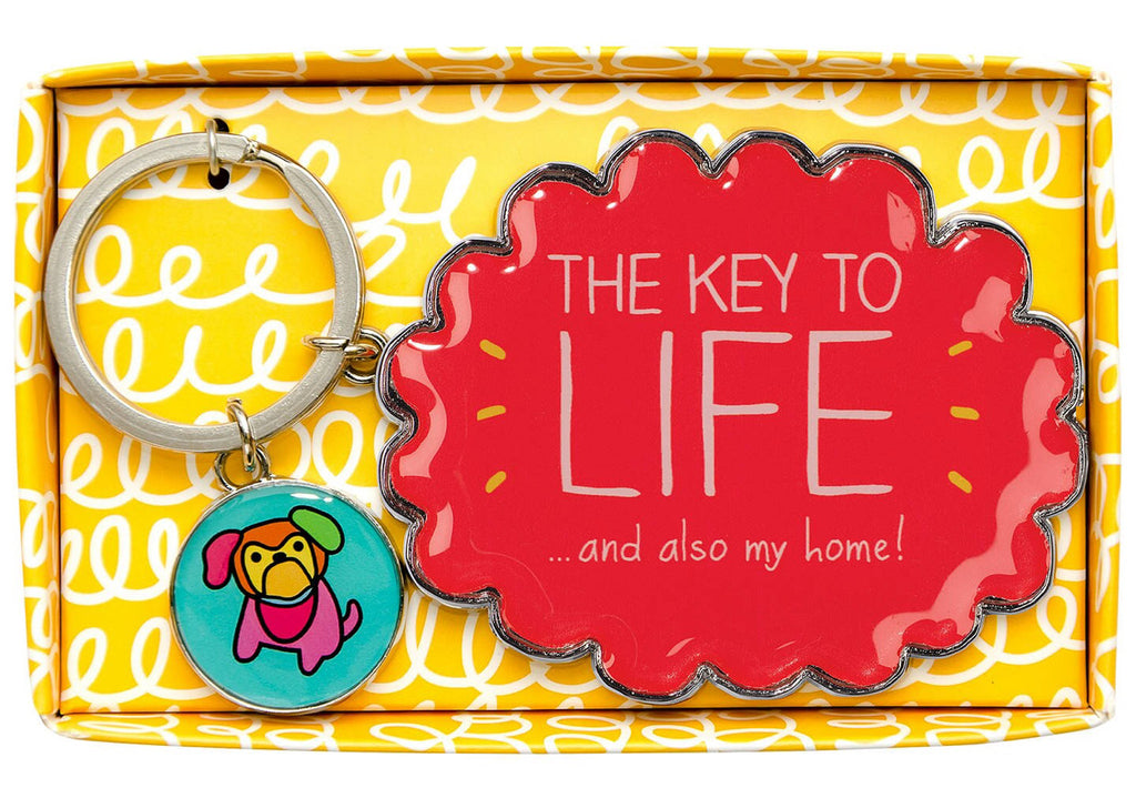 Happy Jackson - The Key to LIFE...and also my home!' Keyring