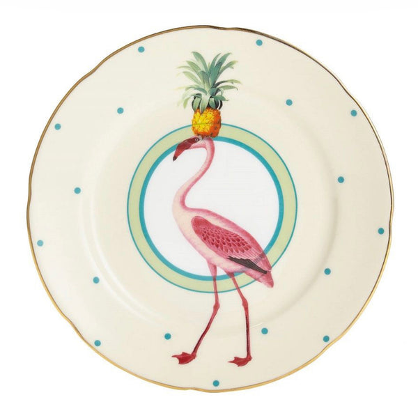 Yvonne Ellen Flamingo Cake Plate