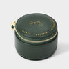 Katie Loxton Birthstone Jewellery Box - May Green Agate