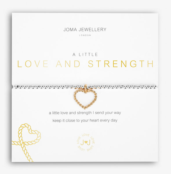 Joma Jewellery A Little Love And Strength Bracelet