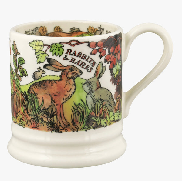 Emma Bridgewater Rabbits & Hares 1/2 Pint Mug