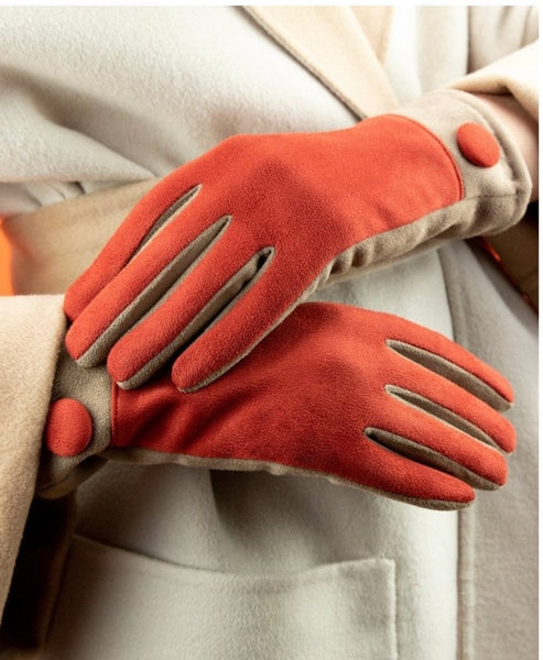 Powder Darcy Gloves - Rust