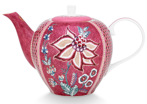 Pip Studio Flower Festival Large Teapot - Pink