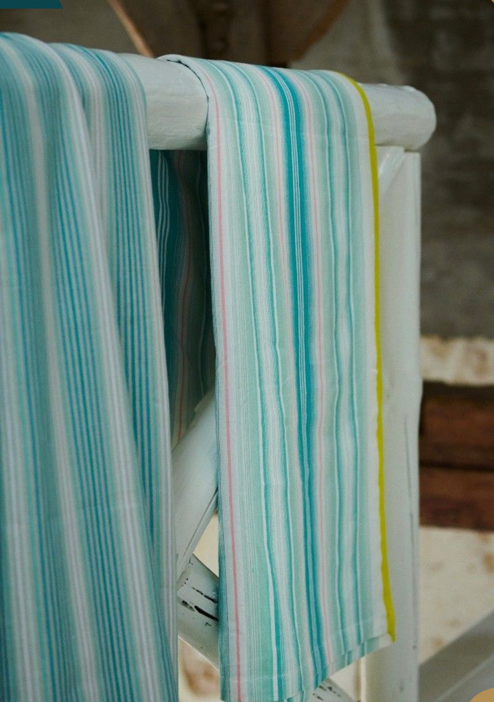 Pip Studio Stripes Table Cloth - Blue/Pink