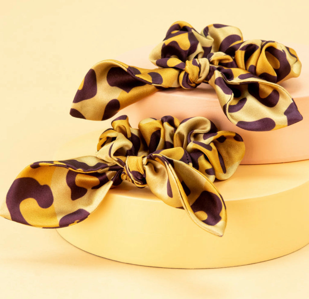 Powder Scrunchies - Leopard Print