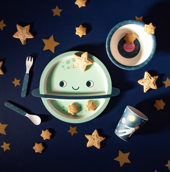 Sass & Belle Space Explorer Bamboo Tableware Set