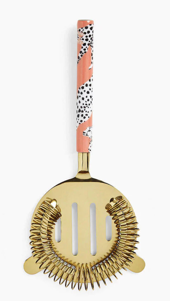 Yvonne Ellen Cheeky Cheetah Cocktail Strainer