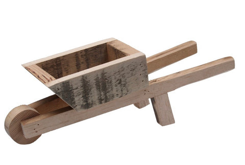 Gisela Graham Wooden Wheelbarrow