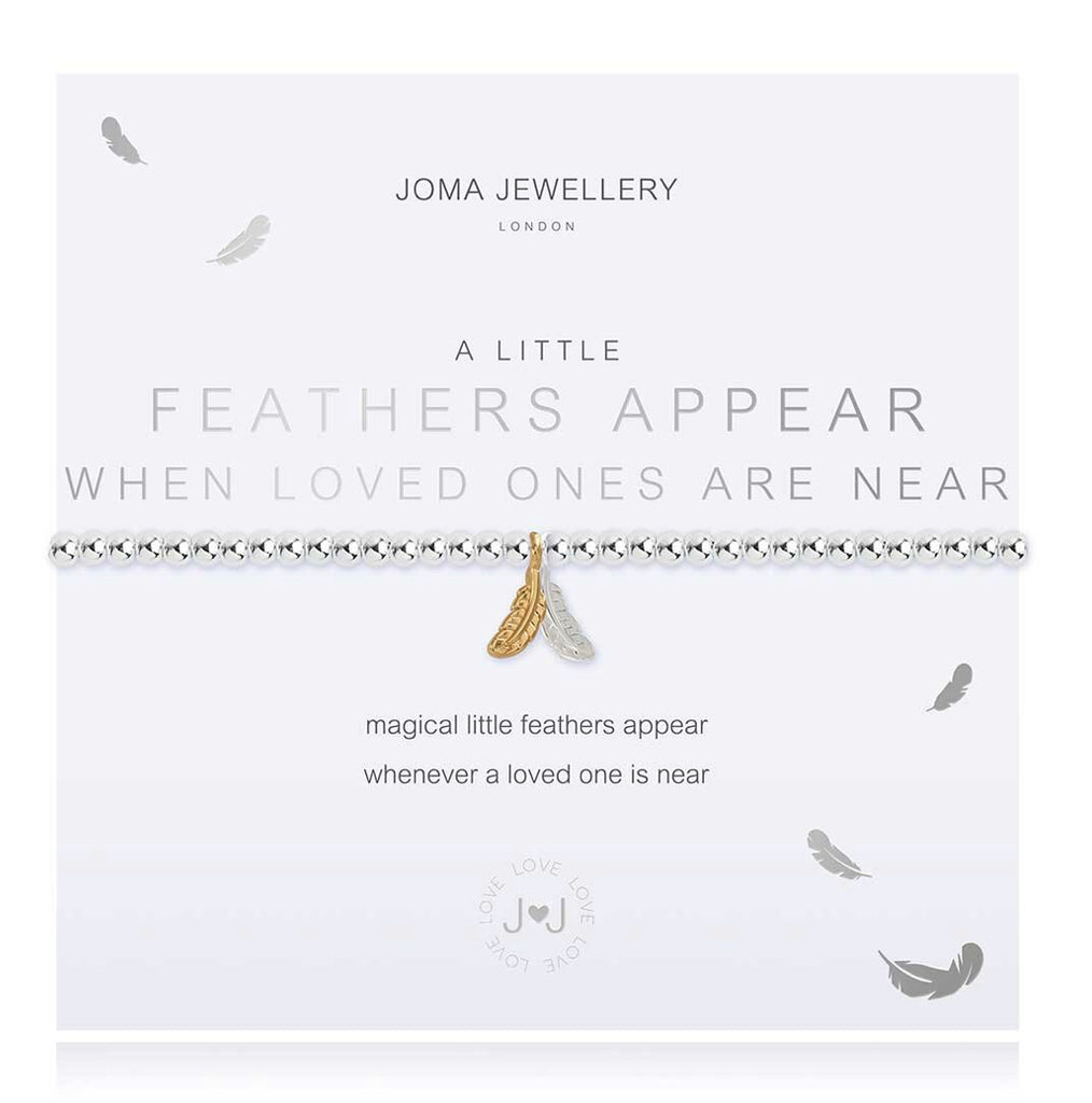 Joma Jewellery A Little Feathers Appear When Loved Ones Are Near Bracelet