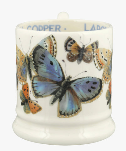 Emma Bridgewater Common Blue Butterfly 1/2 Pint Mug