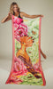 Powder Modal/Cotton Bird of Paradise Print Scarf