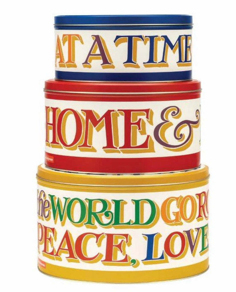 Emma Bridgewater Brighter World Cake Tins - Set Of 3